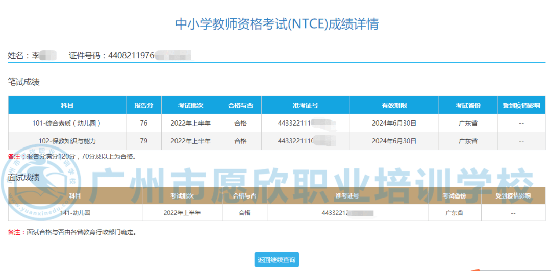 教师资格证面试愿欣职校学员成功上岸!满屏的喜报!_通关_成绩_微信