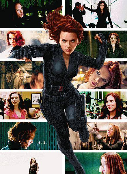 中,她扮演的娜塔莎在片中一现身即艳惊四座寡姐每次现身都是一身黑衣