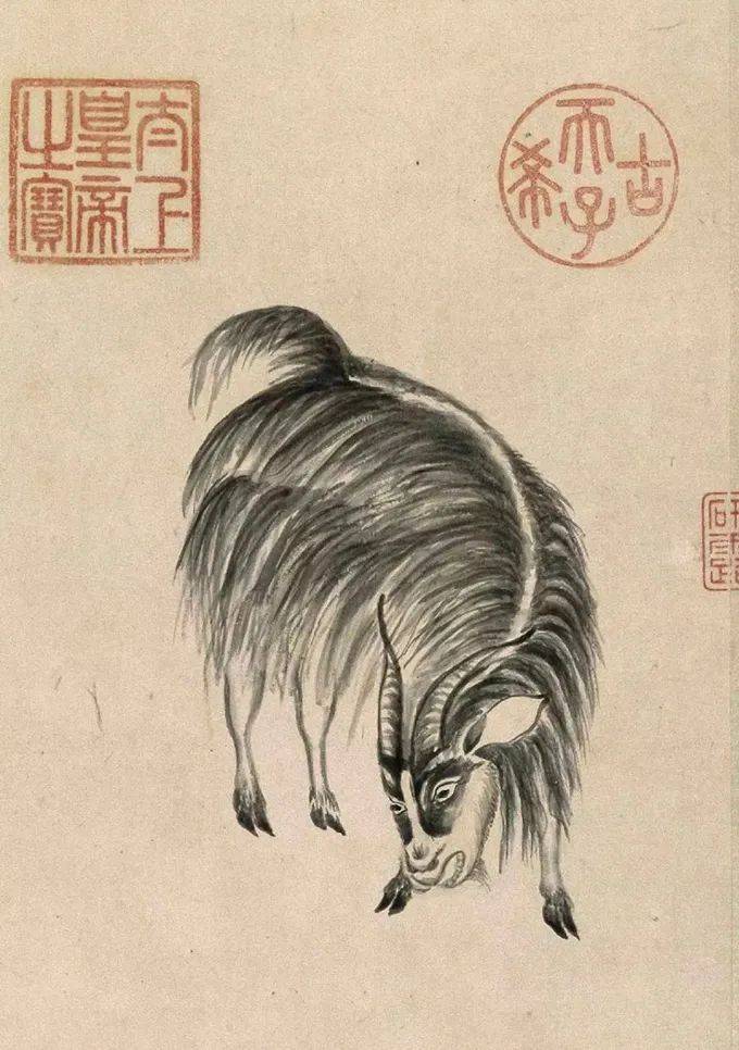 逸美术馆 | 冬去春来-宋元白釉地黑彩绘"三阳开泰
