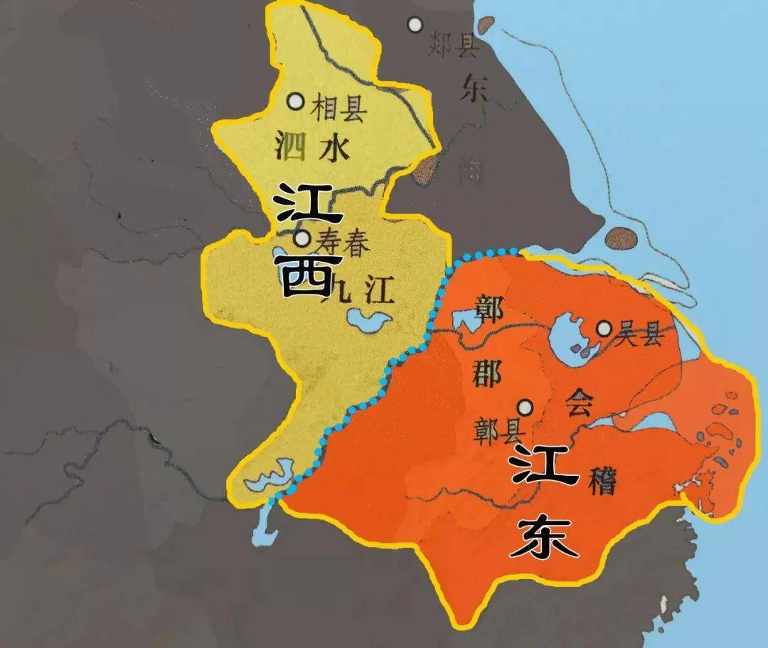古代的江东是现在的哪里