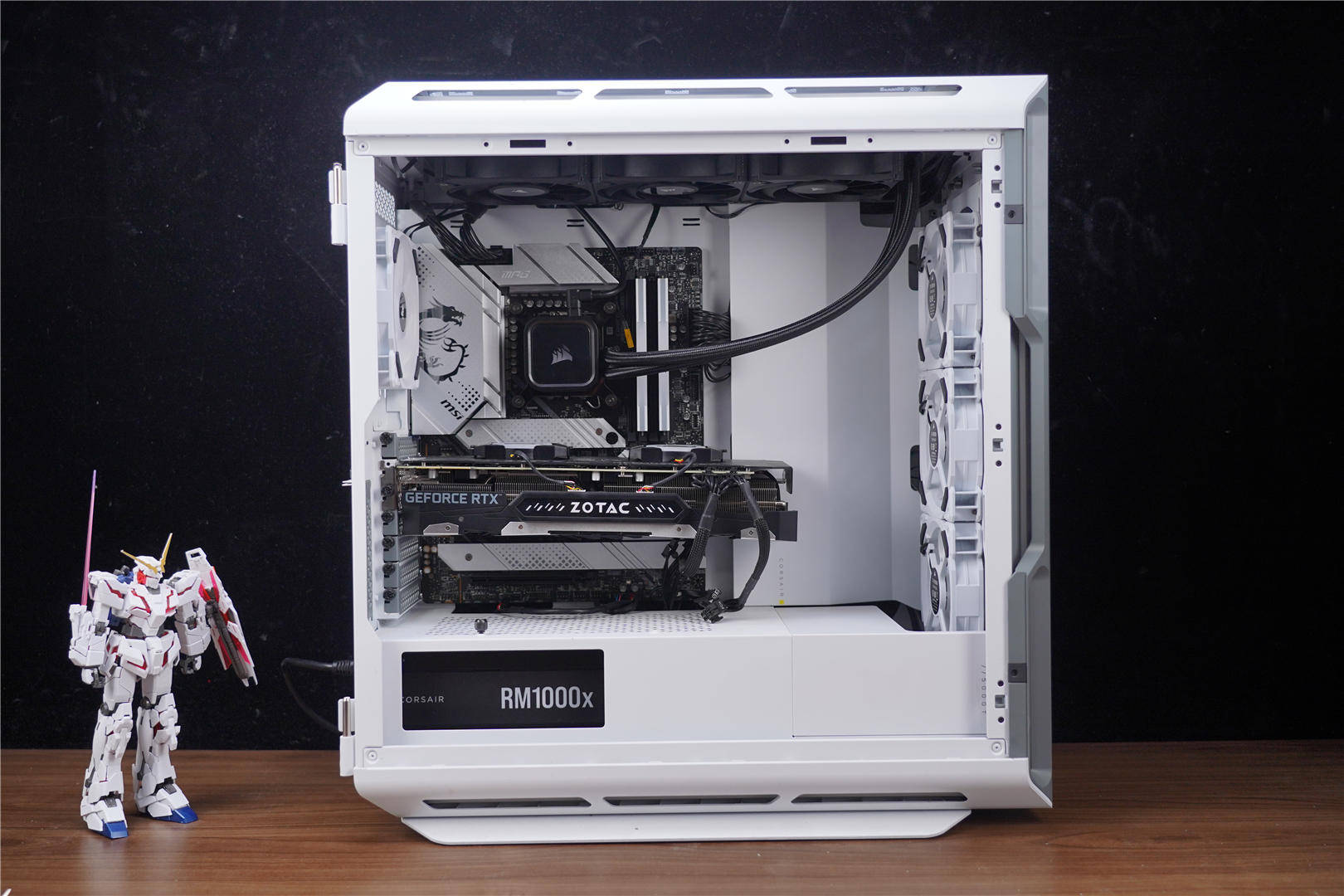 新款海盗船h150i elite水冷散热器驾到,颜值性能同在线_冷头_风扇