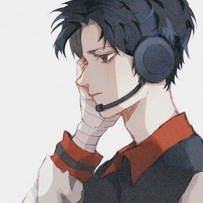 吊儿郎当超酷动漫男生头像万般皆是命