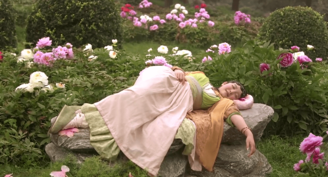 醉卧",87版史湘云与10版史湘云一比,差别就出来了_场景_芍药_红楼梦