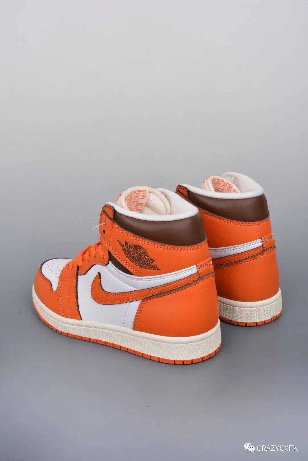 乔丹air jordan 1 high og starfish 爱马仕橙高帮篮球鞋