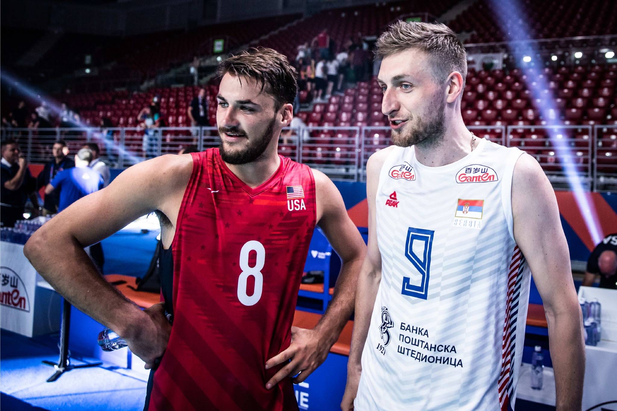 世界男排联赛美国3:1塞尔维亚技术统计,新郎官阿塔纳西