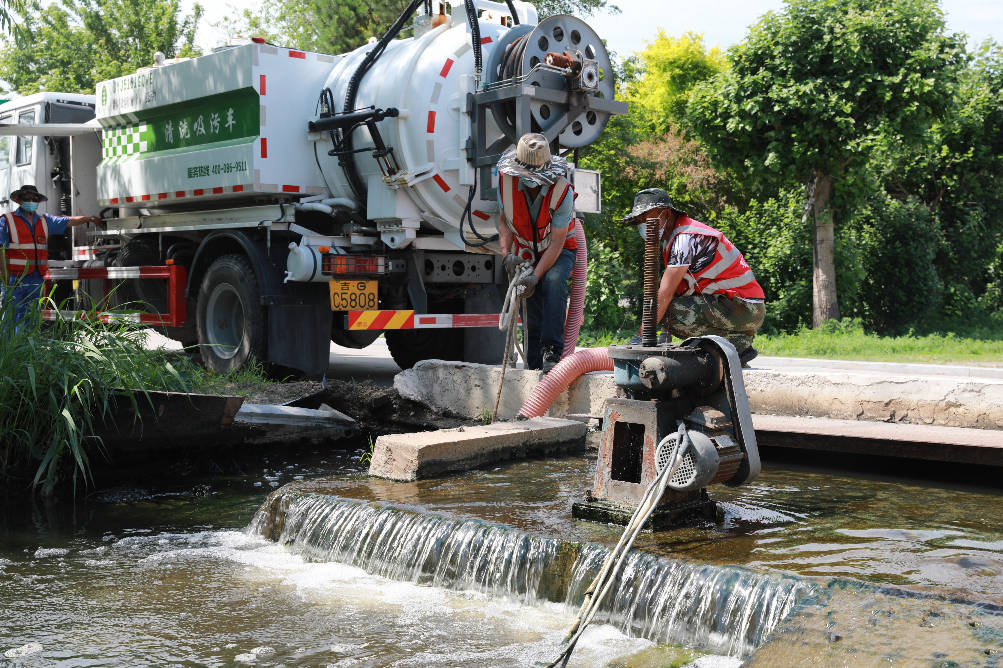 白城市开展城市排水防涝应急演练
