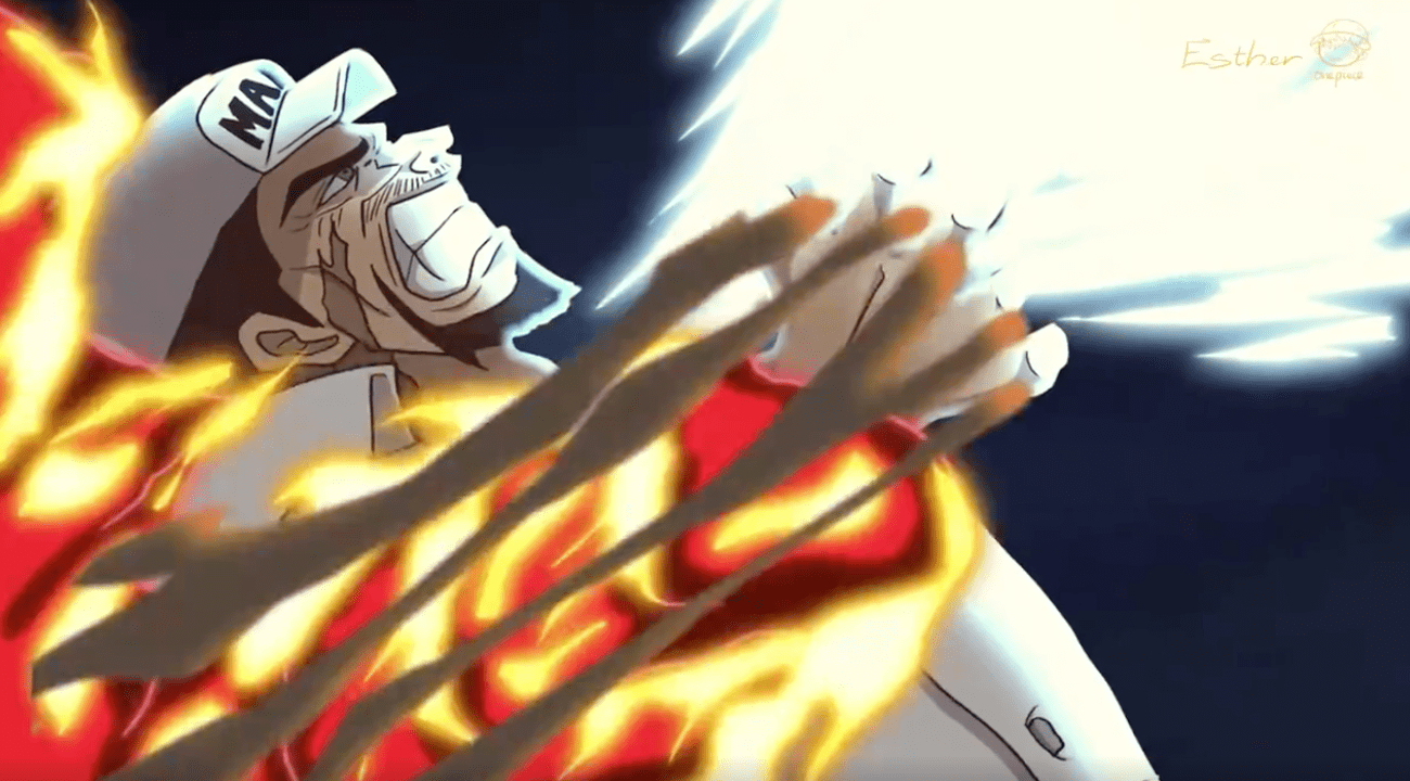 网友自制尼卡路飞vs赤犬消耗2次寿命以雷枪击败他