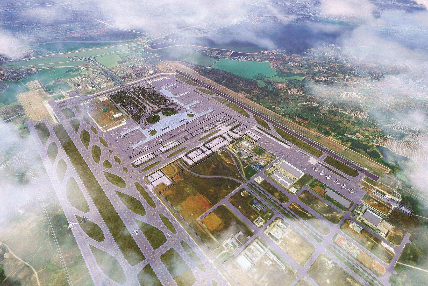 天河机场第三跑道开工建设建成后年旅客吞吐量可达6300万人次