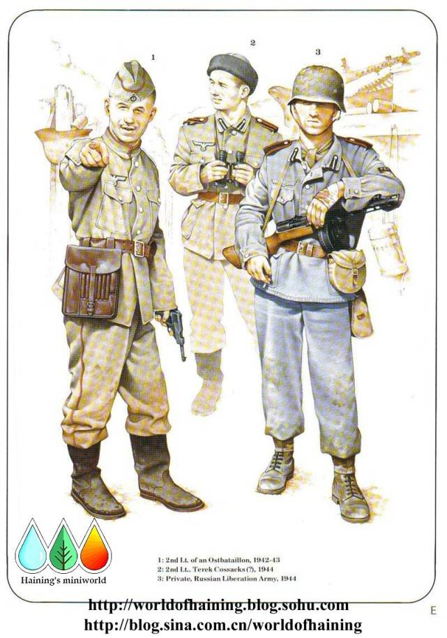 二战德国国防军外籍兵团军服详解,战斗力强的没几个_徽章_制服_军团