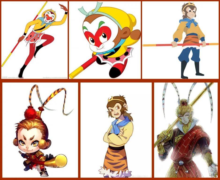 孙悟空hi five二郎神,哪吒同小龙王做friend,"老饼"卡通大联盟,_形象