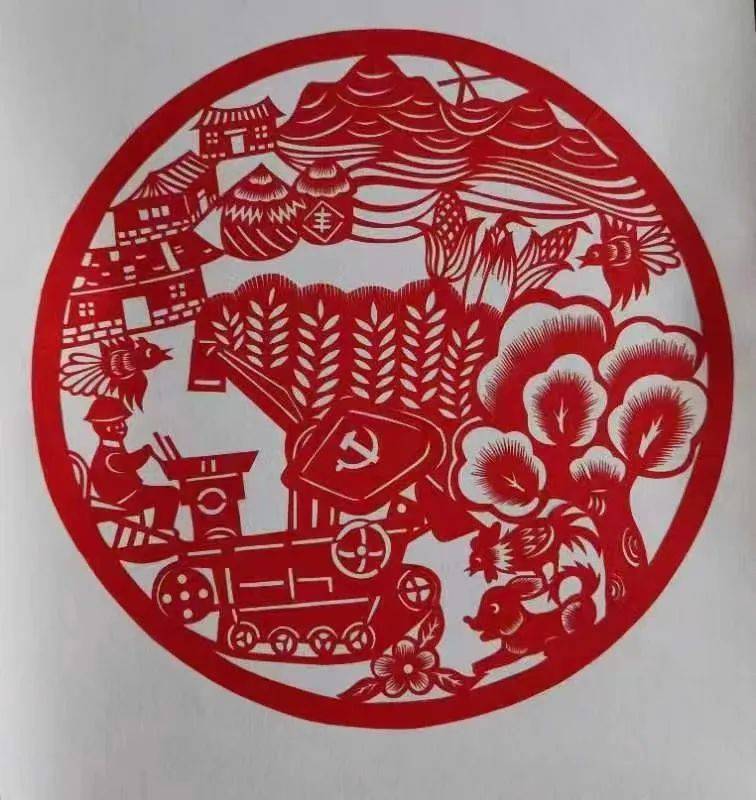 艺心永向党东营市庆祝建党101周年剪纸作品网络展