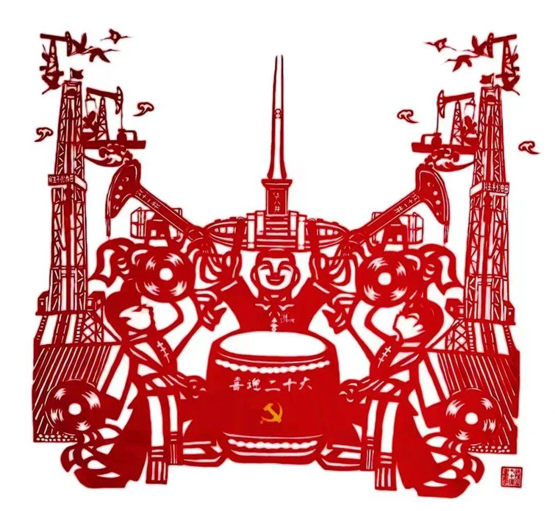 艺心永向党东营市庆祝建党101周年剪纸作品网络展
