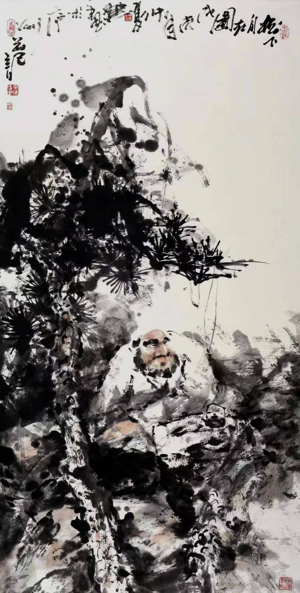 【作品鉴赏】余进,艺名:黑鲨,1984年毕业于中央工艺美术学院(现清华