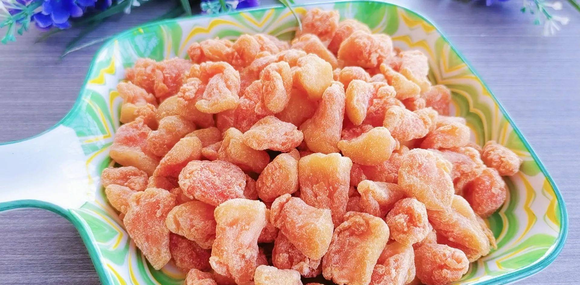 原创自制柚子软糖清香甘甜软糯好吃又不上火完全吃不出柚瓤味道