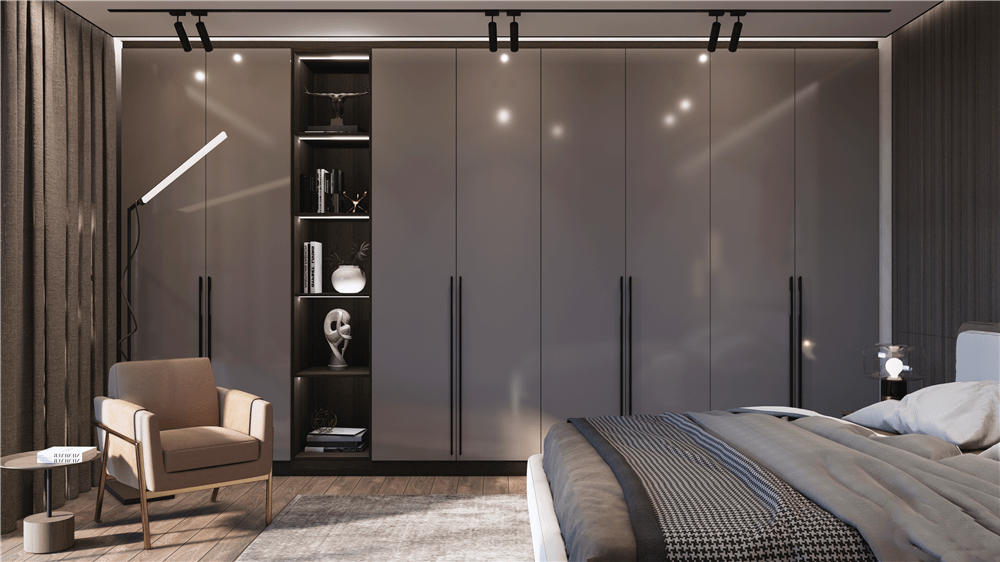 重庆财精装饰定制柜要不要做到顶现在都流行一门到顶了