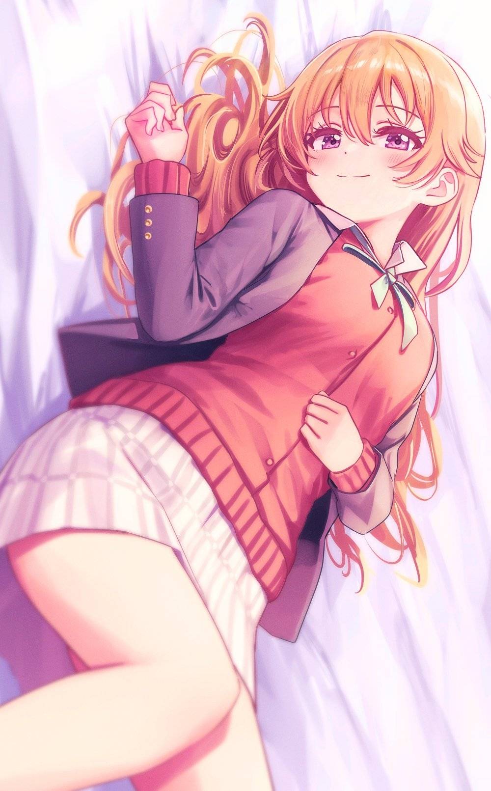 可爱的美少女插画,充满青春活力的同时又很有仙气_作品_同人_二次元