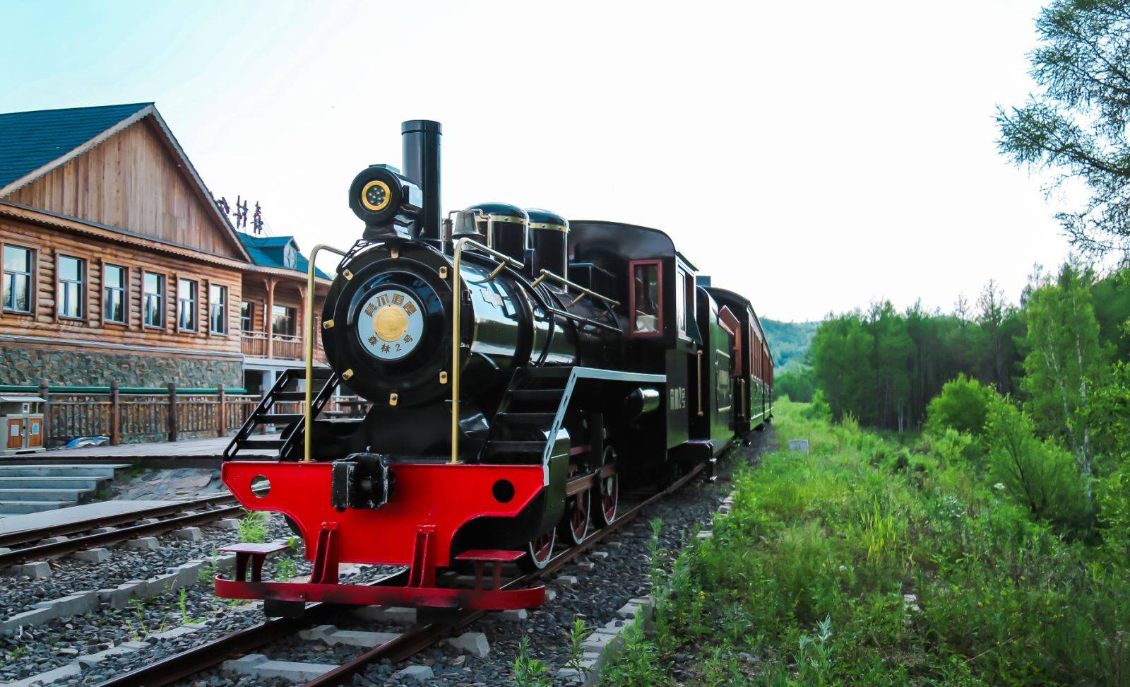 莫尔道嘎森林观光小火车是品味原始森林最具风韵和别致的豪华旅游专列