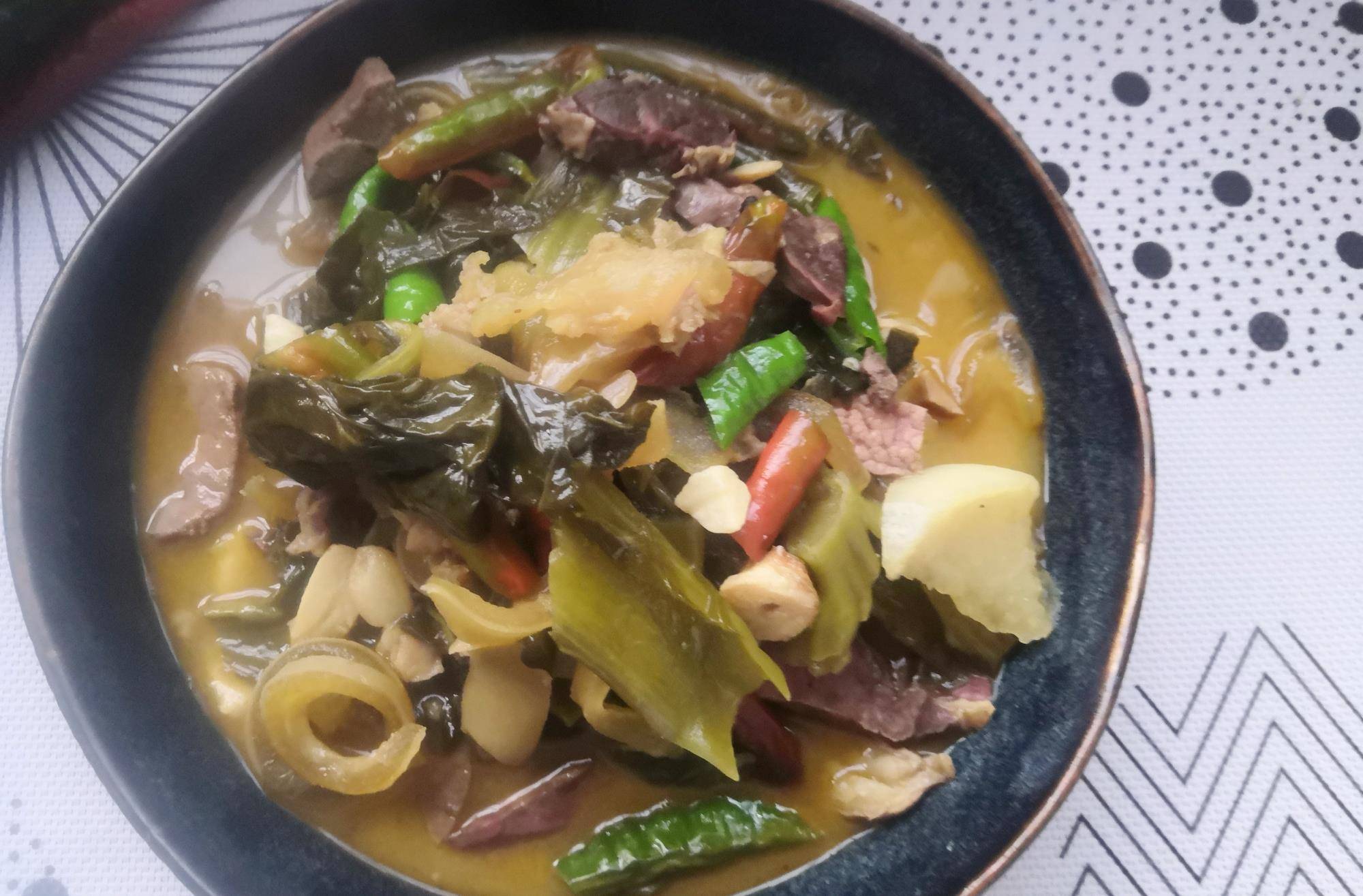 酸辣牛杂,简单的做法,别样的口味,酸辣爽口,开胃下饭_麻辣味_豆瓣酱