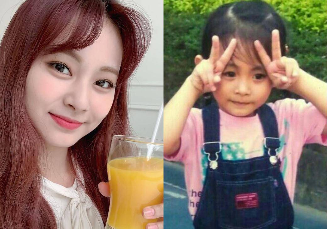 twice 周子瑜秀智的童年也是五官可爱的小女孩,毫无攻击性,长大后更是