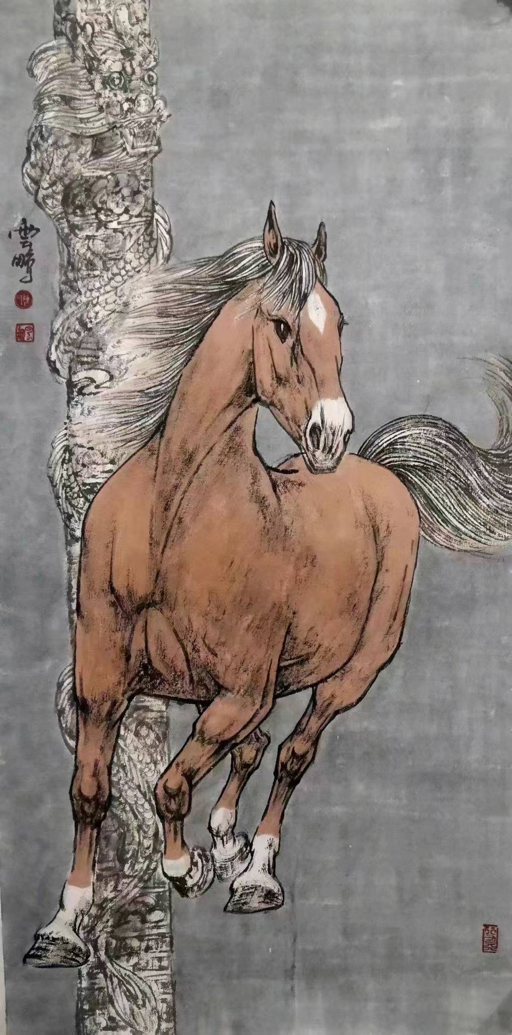 谁画的马最有名图片