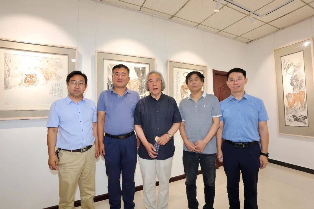 风生"肖培金壬寅生肖虎作品展在静海区养素画苑展出_独流镇_文化_天津