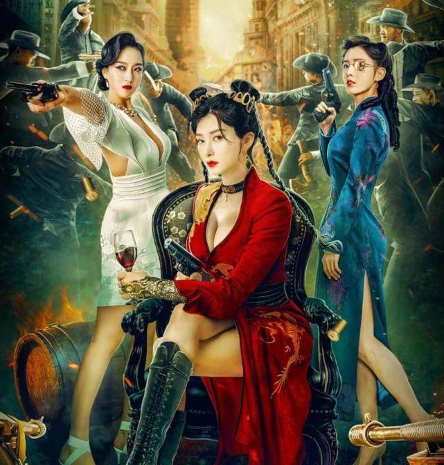 《霍家拳之铁臂娇娃3》上映,姐妹花热血抗洋商,李萌萌性感开打_上海滩