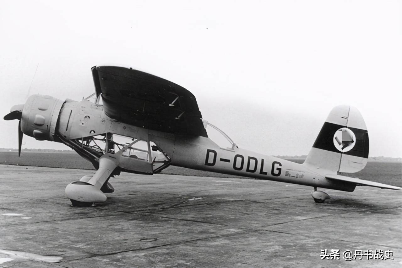 原创德国阿拉多ar198侦察机拥有两层座舱的轻型飞机