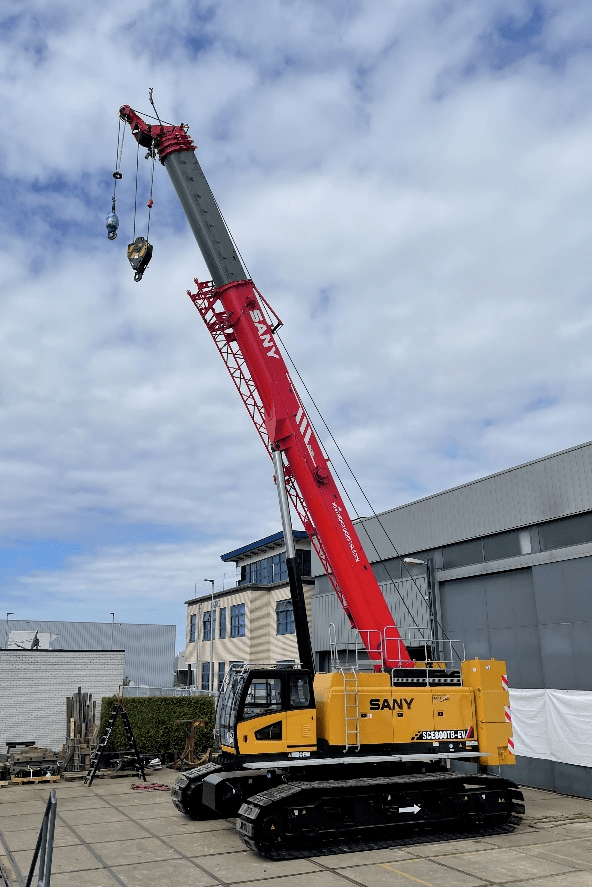 三一:全球首台电动伸缩臂履带吊!荷兰客户表示最完美选择!