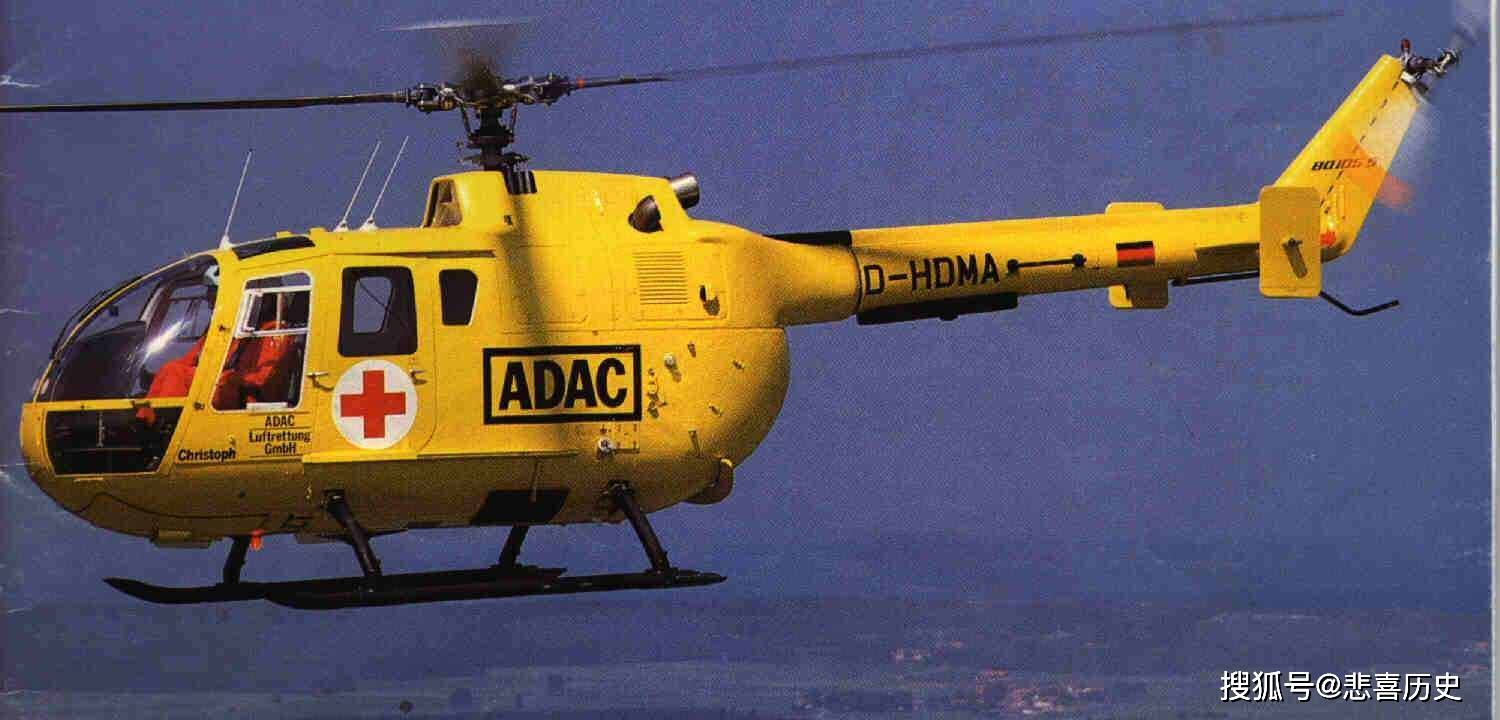 原创bo105双发轻型多用途直升机