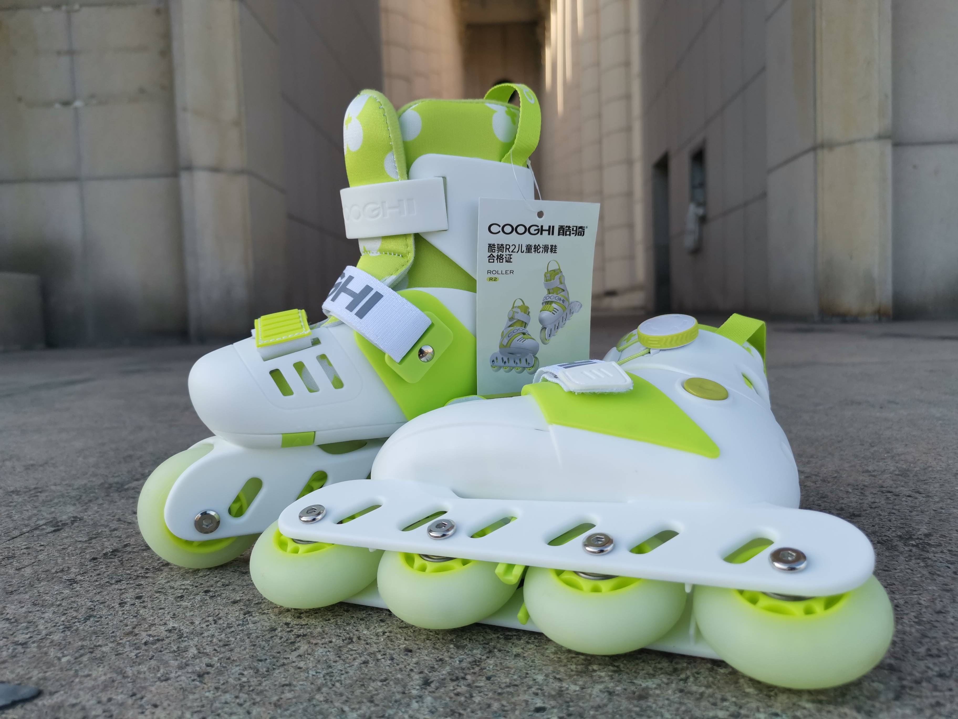 初学轮滑好选择:酷骑小童轮滑鞋r2体验