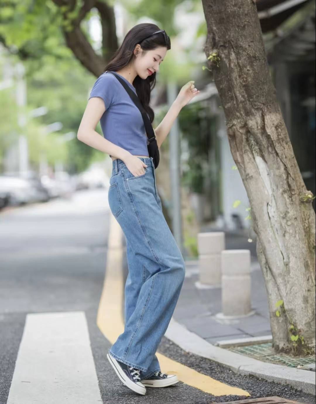 女生夏日少年感穿搭