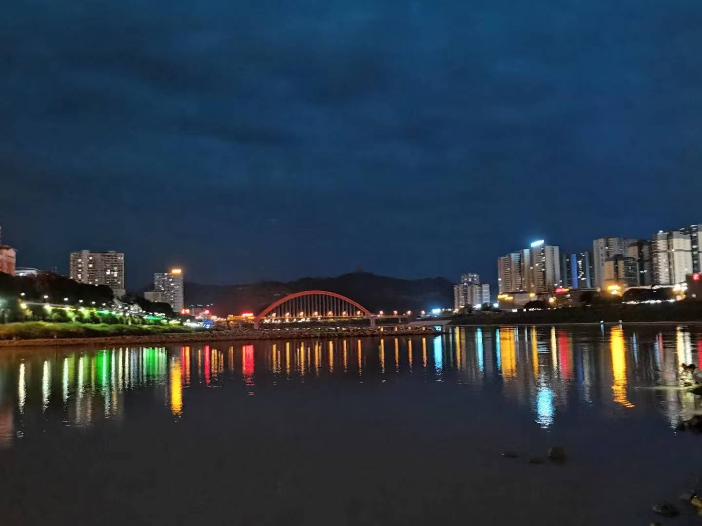 超美的夜景，打卡苍溪嘉陵江三桥，全长1007.5米，你去过吗？