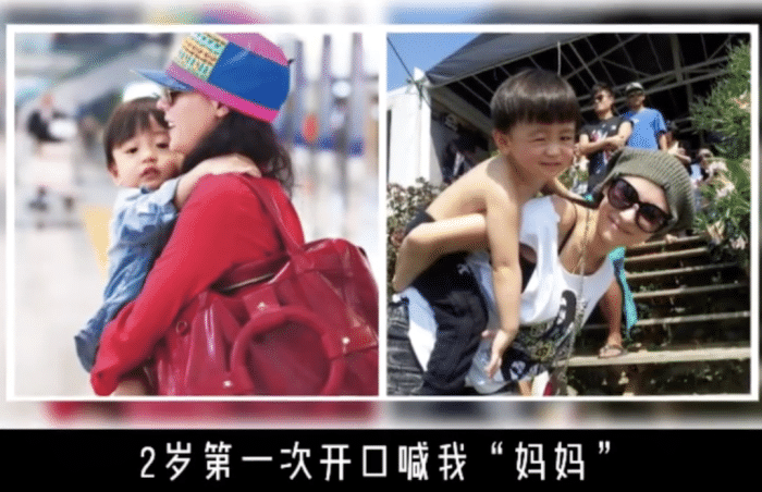 张柏芝带次子外出,让小Q拎所有物品不溺爱