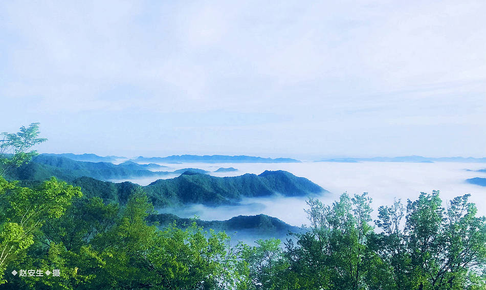 甘肅天水李子園白音山雲海天之水網組圖