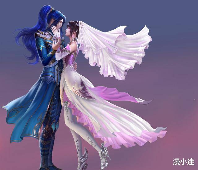 斗罗大陆:唐三、小舞结婚了,唐三搂腰姿势娴熟,画面很美_三和_味道_众人