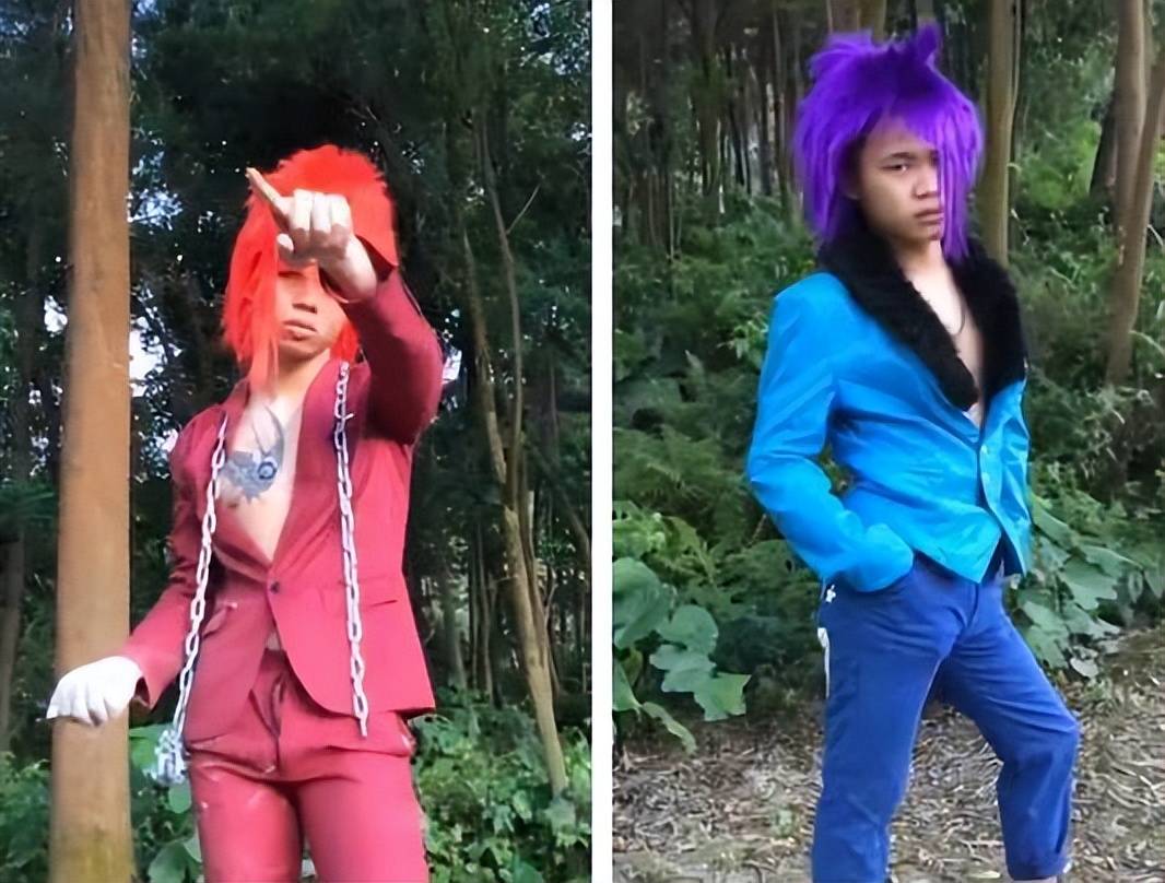 葬爱家族都弱爆了，黑科技版“杀马特自信团”出道，网友都看懵了_搜狐网