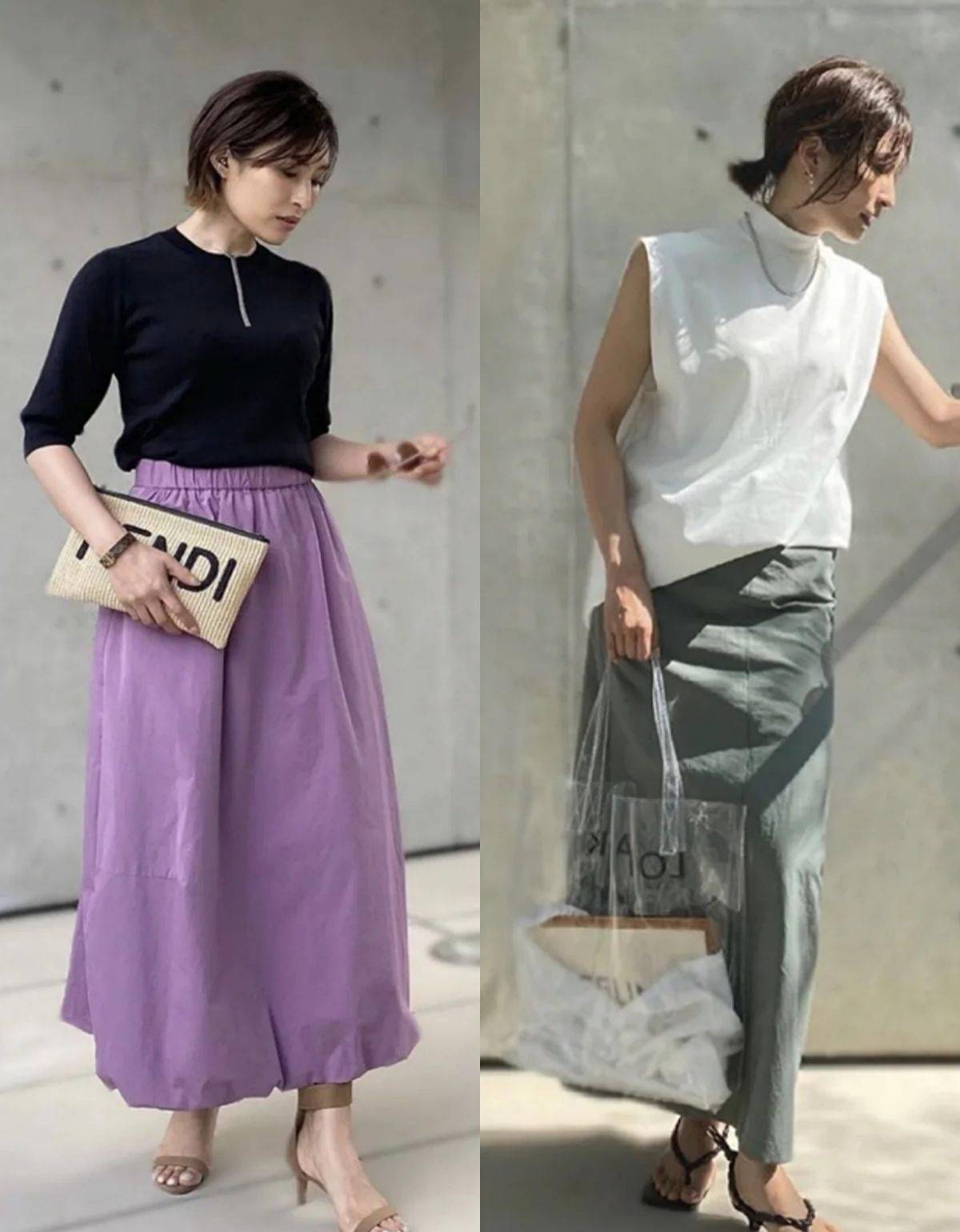 原创中年女人夏季别乱穿学日本主妇们的搭配简约舒适又大方自然