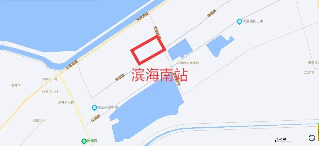 津潍高铁天津滨海南站位置大体在这里!_车站_报告书_中间站