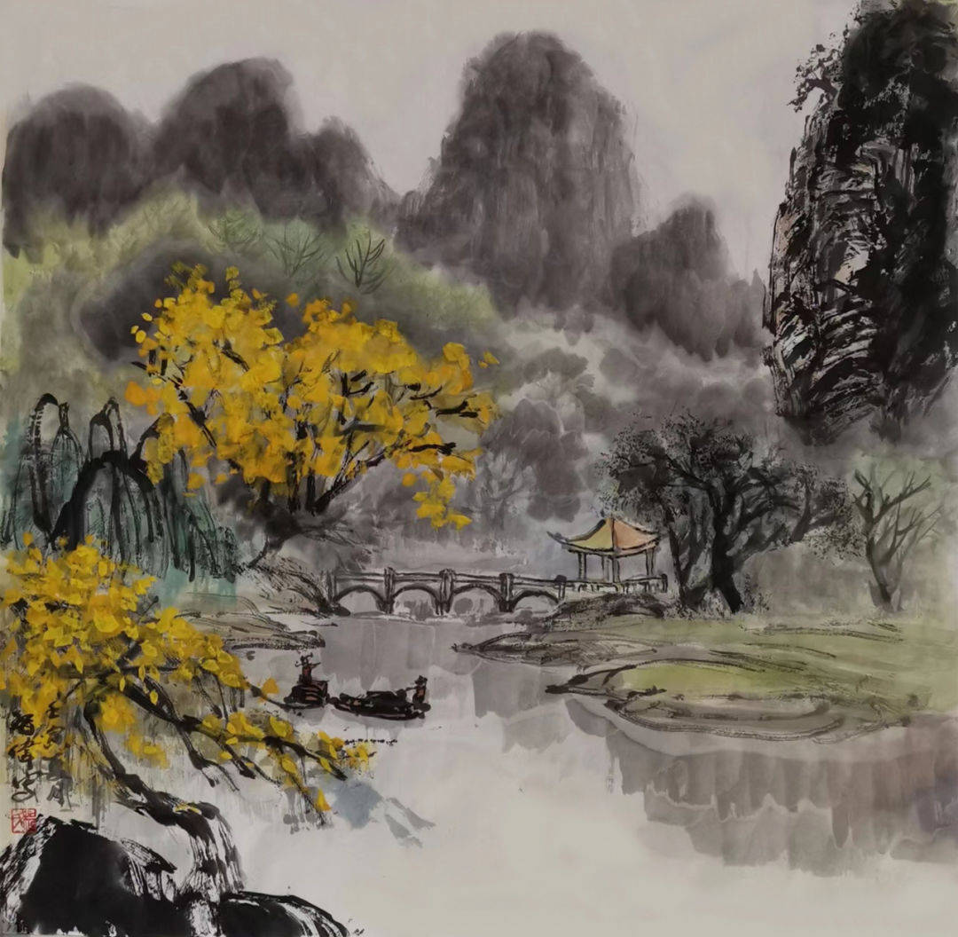 敢画了,也能画了:张际才写意山水画2022夏季训练营(第8期)圆满结束