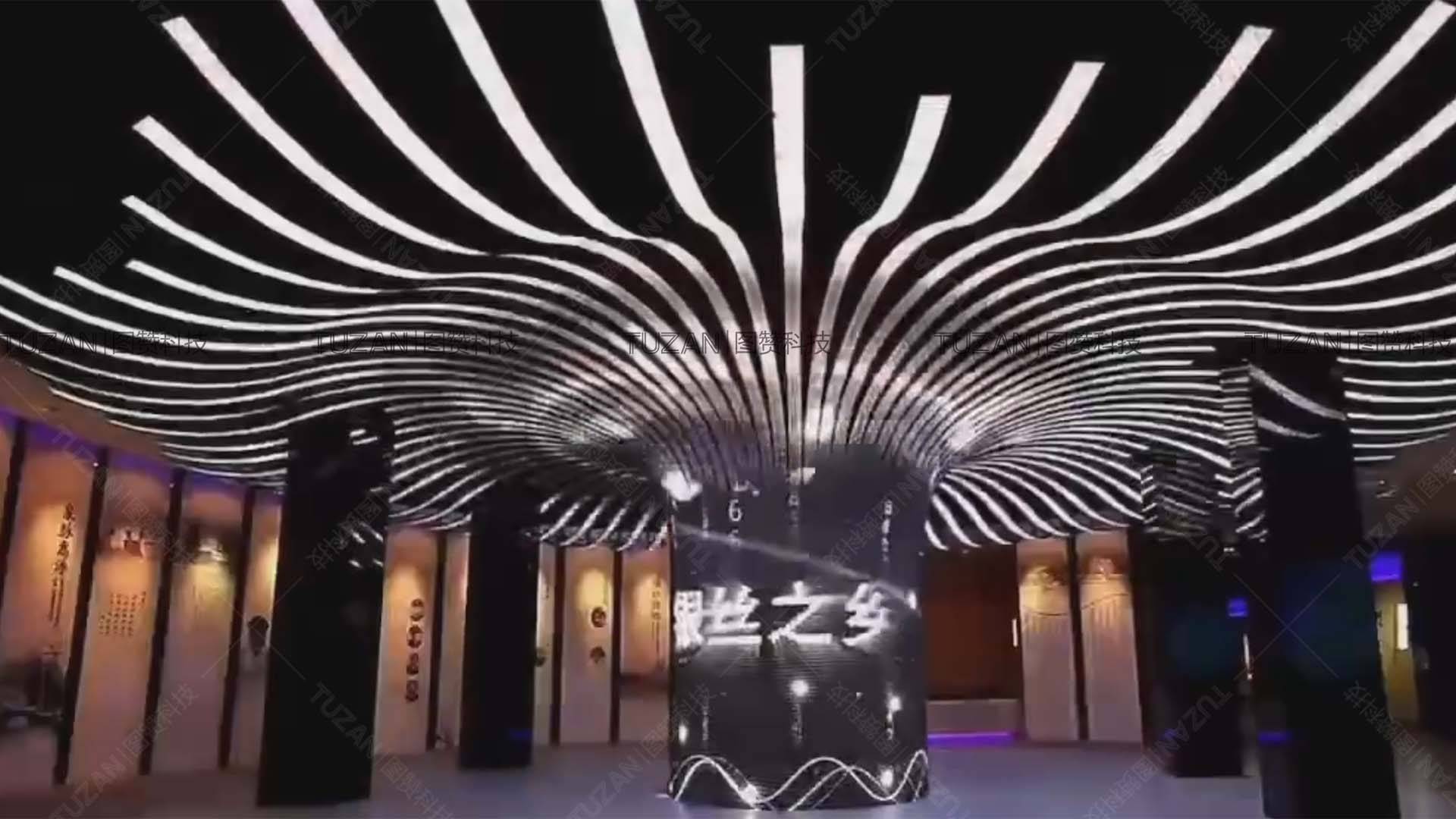 数字展厅的亮点设计创意led屏tuzan图赞