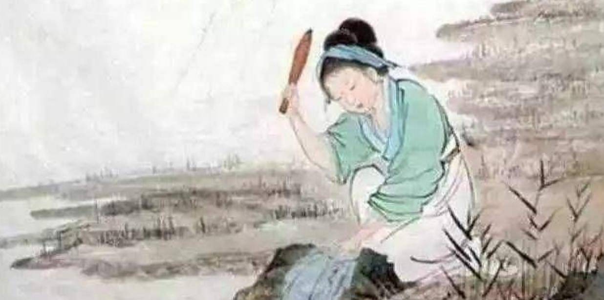 们选择用这种方法来清洗衣物的时候,也常常会选择捣衣石来进行辅助