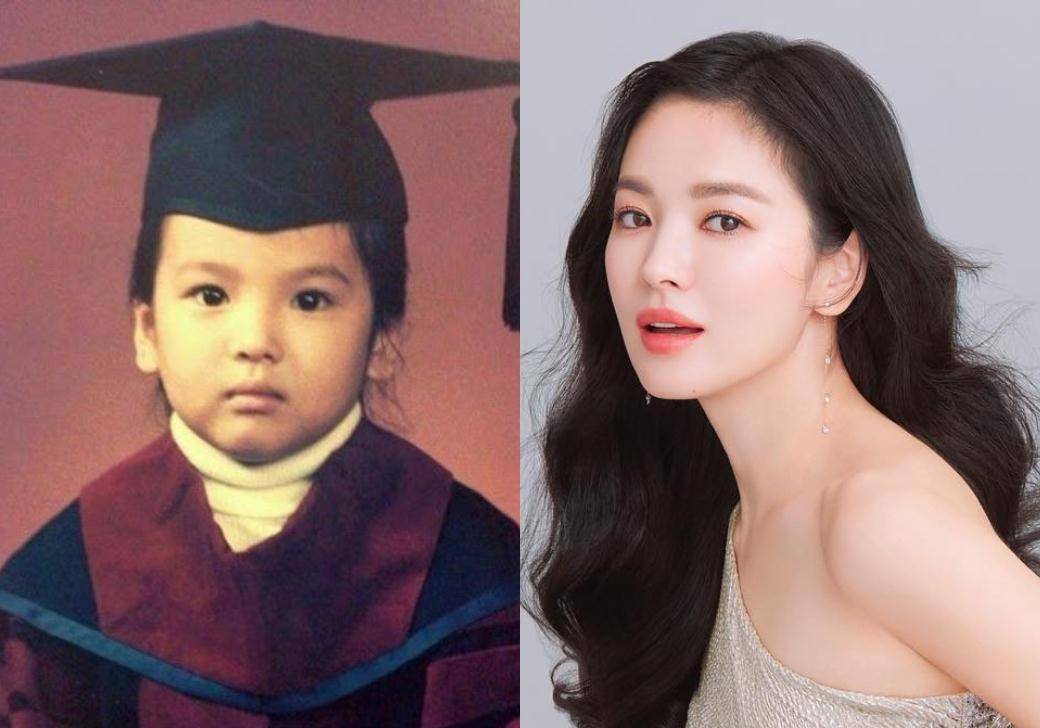孙艺珍从小美到大,jennie变化不小_宋慧乔_美女_五官