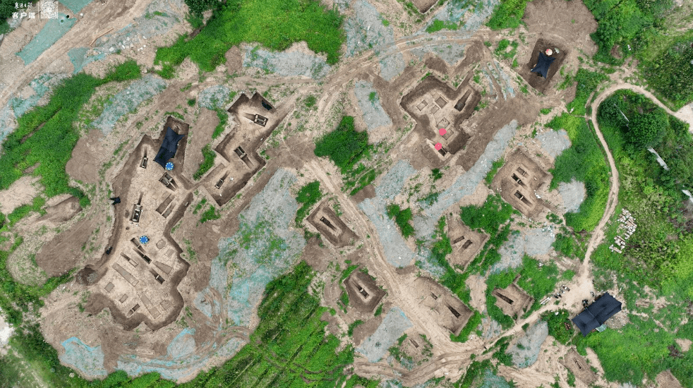 湖北襄陽考古發現漢唐墓葬群 出土文物兩百余件