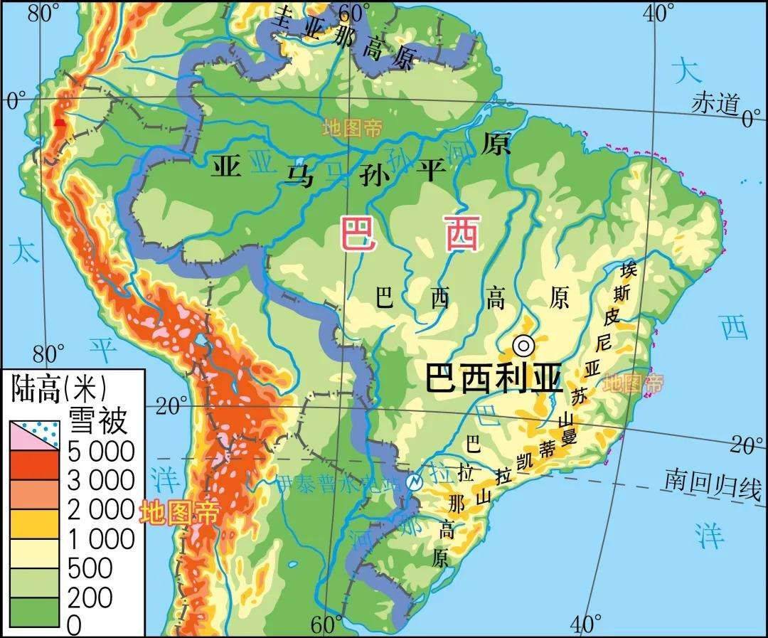 世界上最大的高原其面积占了一个国家的一半以上巴西高原