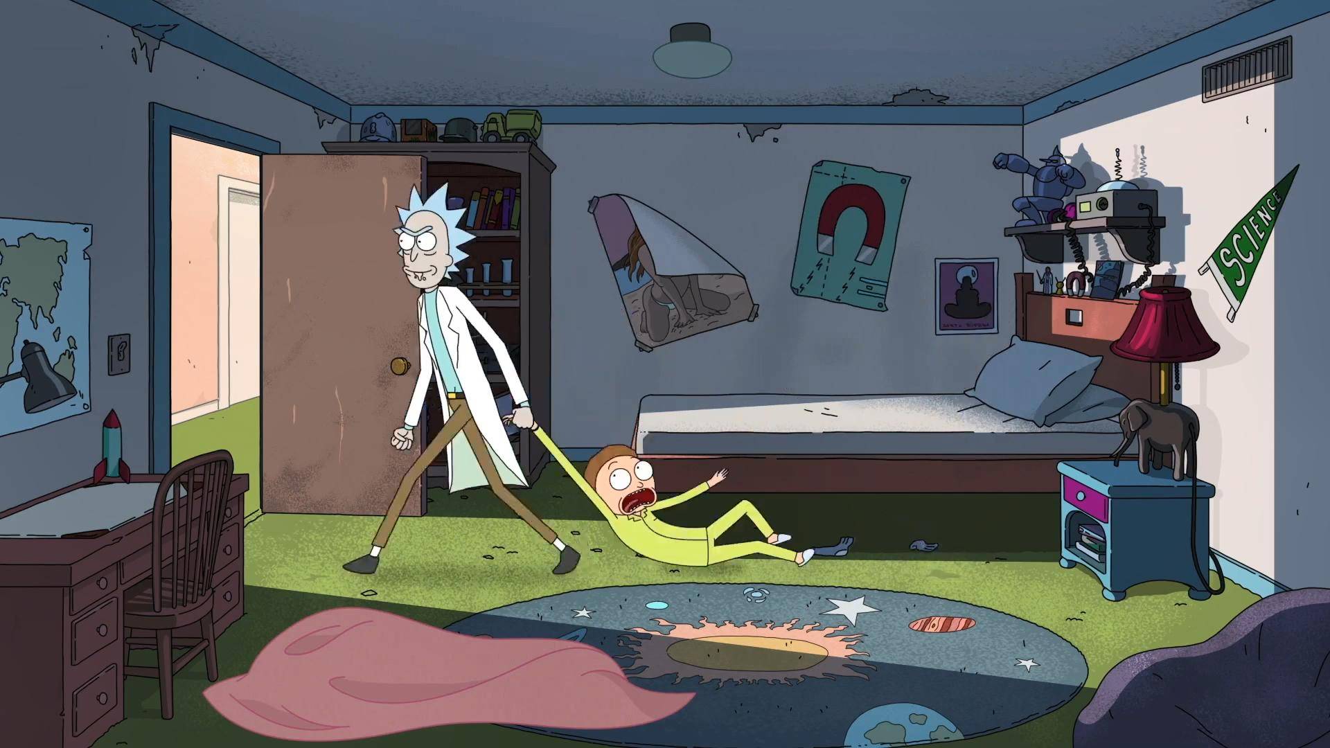 adidas×经典动画《瑞克和莫蒂》:一双踢球到飞起的球鞋_and_morty