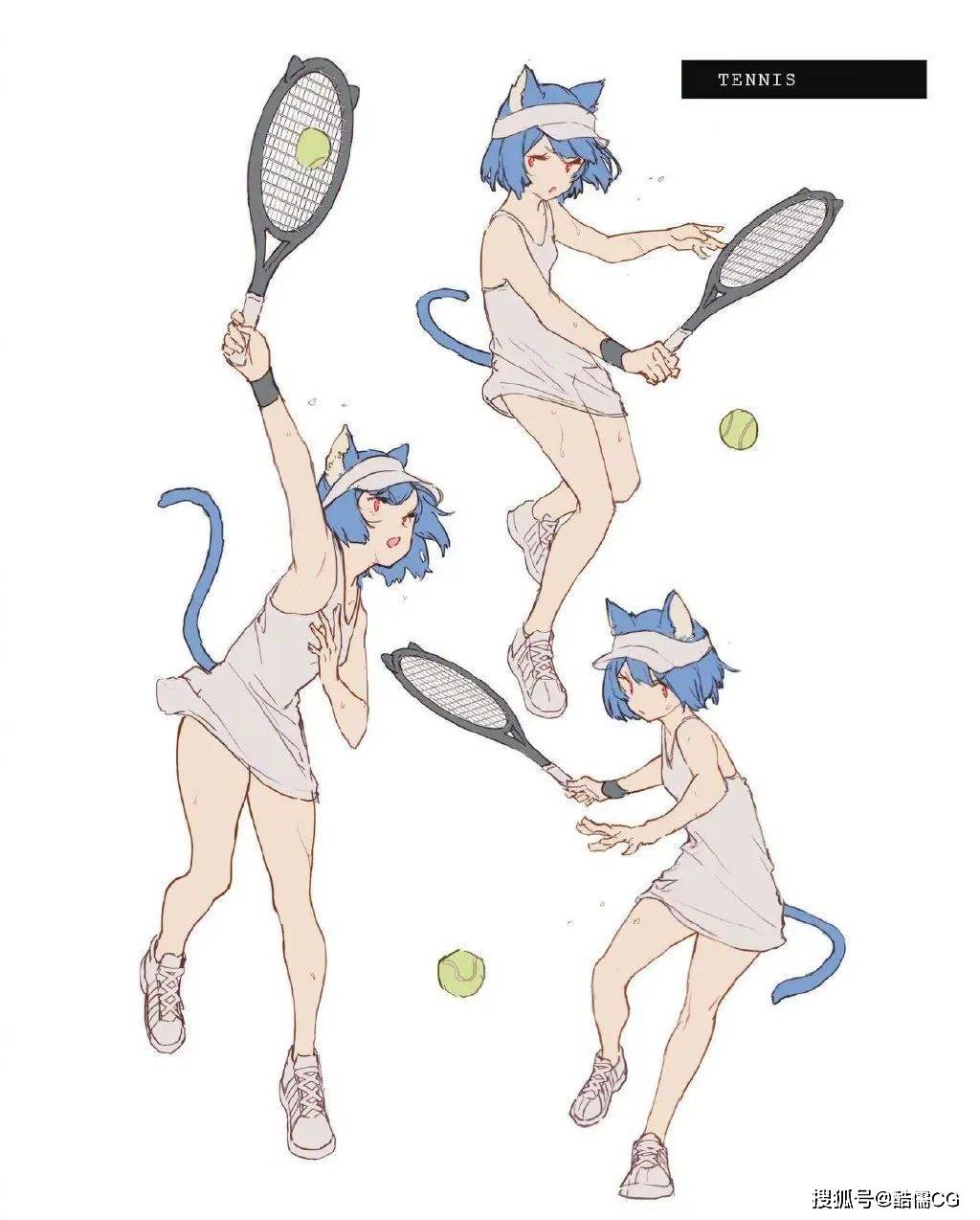 绘画参考丨多种运动项目的动态姿势素材总有你需要的