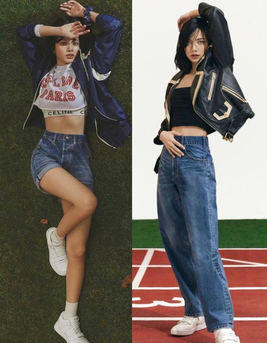 lisa不愧是人间芭比穿衣时髦潮流又日常是教科书式穿搭