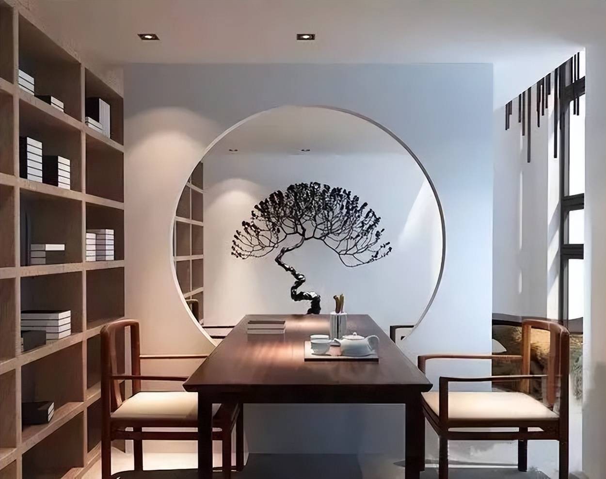 喜欢新中式风格的速收藏!几大经典元素盘点及效果图_设计_传统_空间