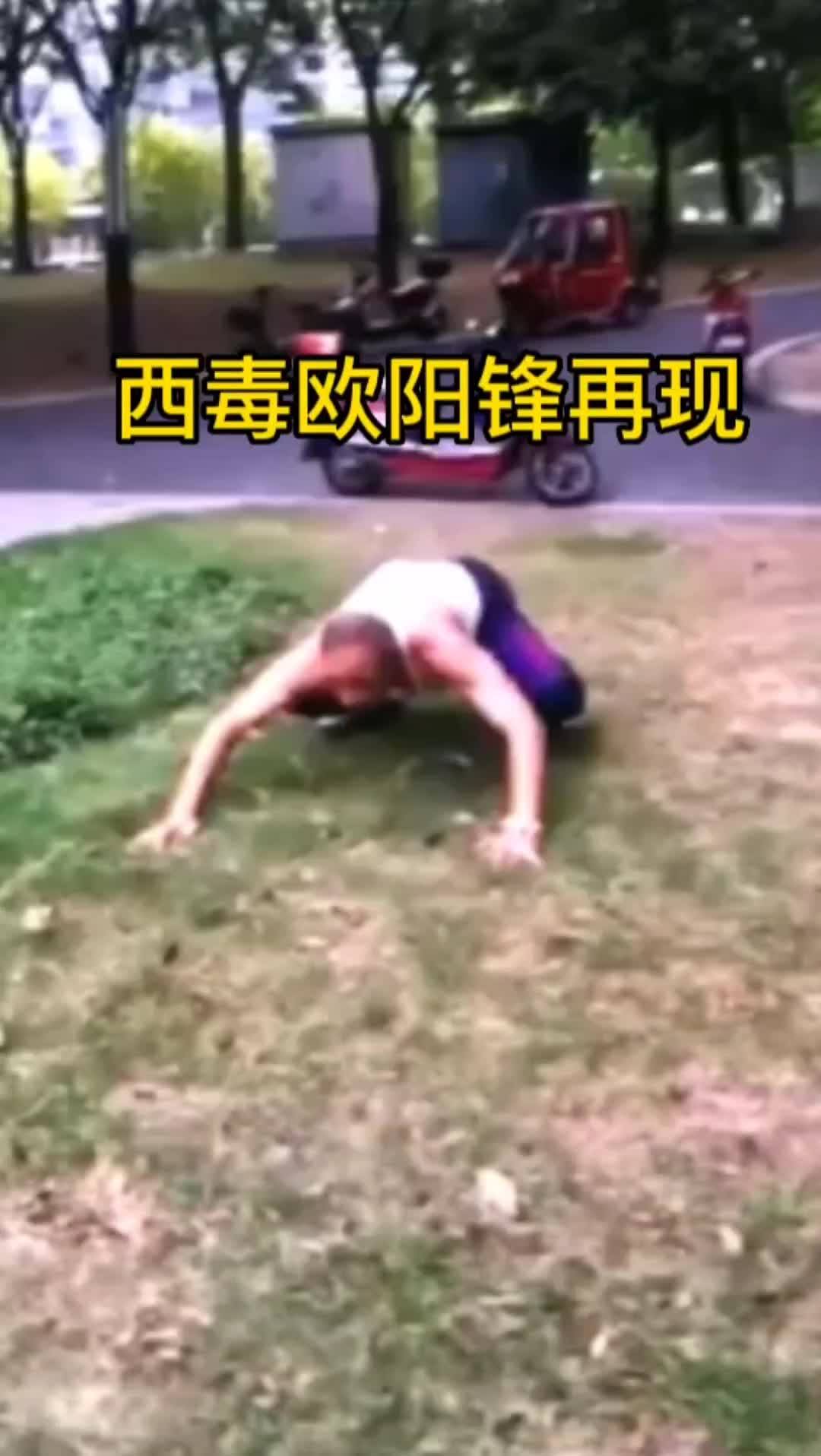 蛤蟆功老头图片