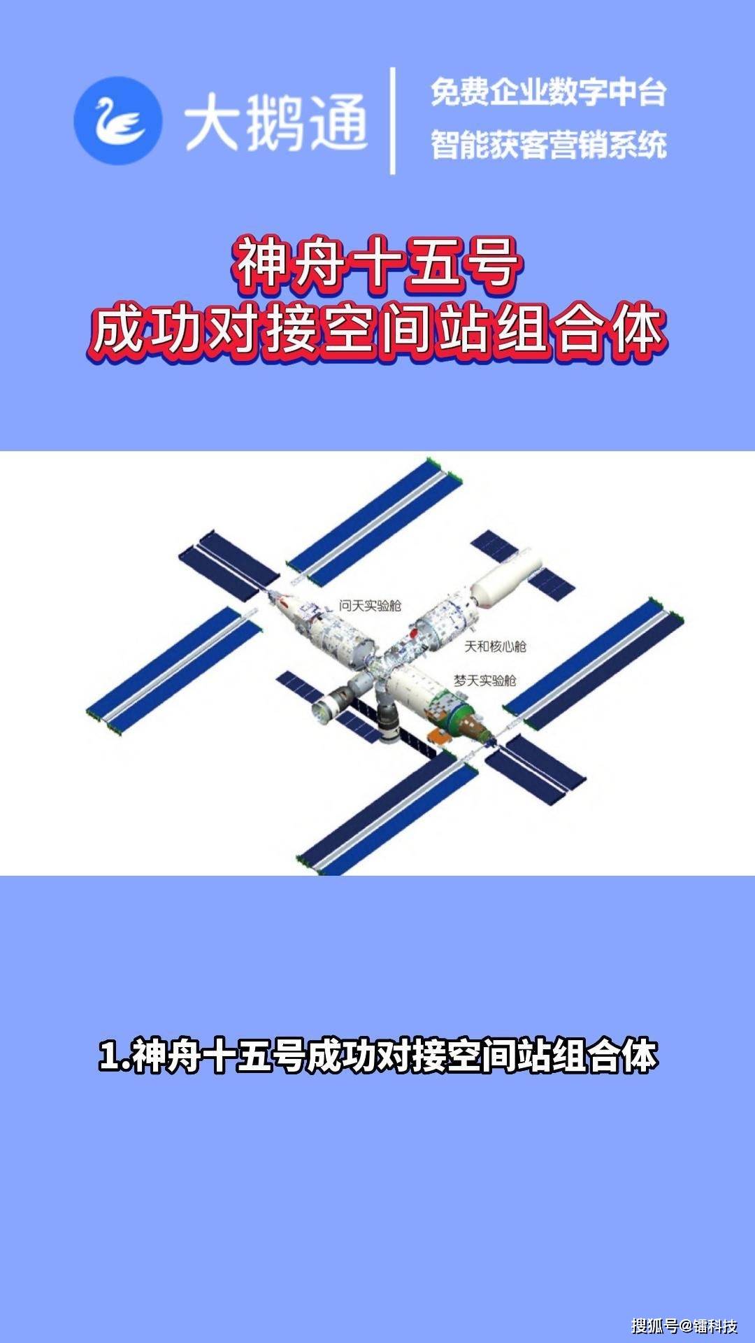 神舟十五号成功对接空间站组合体